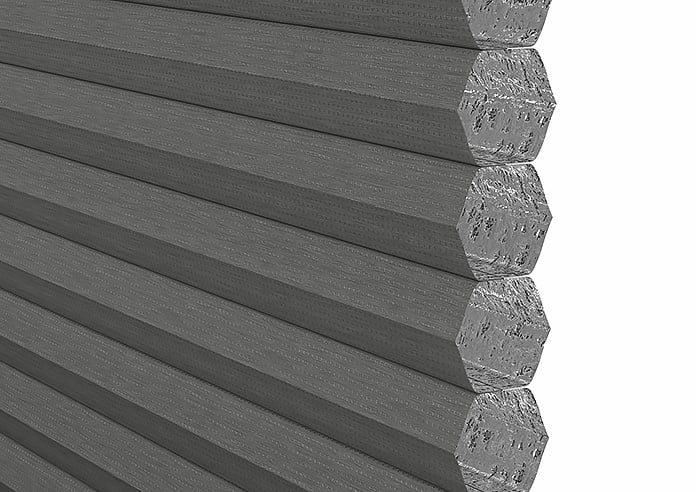 Nocturne (Blackout), Midnight Grey - Stick Fit Slim Honeycomb Blind - Image 4